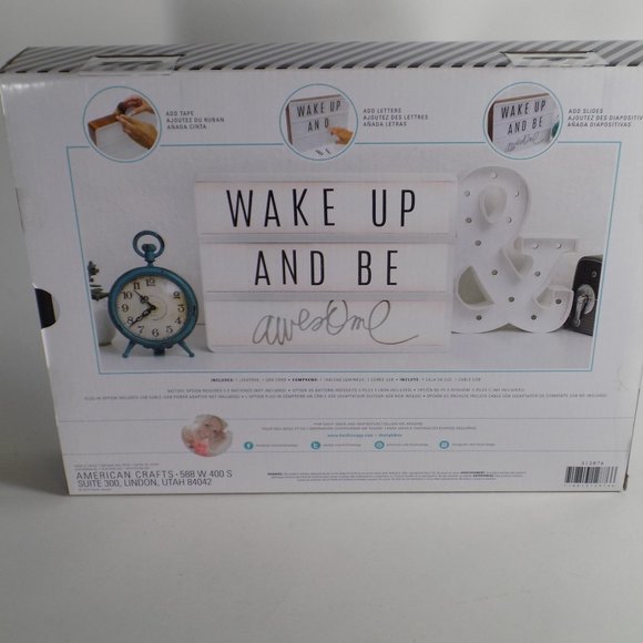 NEW Heidi Swapp Marquee Love Lightbox 312876 Light Up Decor Personalization - Picture 2 of 2